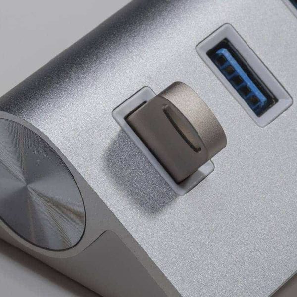 eProtect USB-Stick mit 16 GB Speicherkapazität (USB 3.0), Silber, Dual USB-Port (A/C) – Bild 2